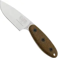 ESEE Sencillo -SENCILLO-A2, A2 Droppoint, 3D Burlap Mircarta Handle, faca fixa