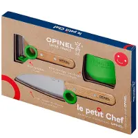 Opinel Le Petit Chef 002577 conjunto de facas de cozinhas, verde
