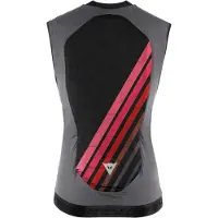 Dainese - Dorsais - Flexagon Waistcoat 2 Wmn Silver Filigree/Stretch Limo para Mulher - Tamanho L - Preto