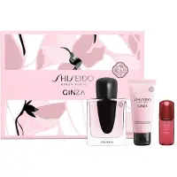 Shiseido Conjunto : Ginza Eau De Parfum para mulher 50 ml + Ginza loção corporal hidratante 50 ml + Ginza sérum concentrado ativador de energia 10 ml