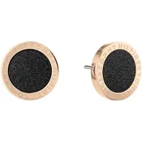 Tommy Hilfiger Orecchini Fantasiosi Bicolore In Bronzo Con Pietre Dust — Orecchini