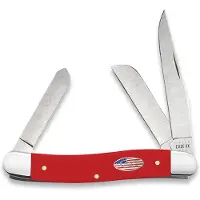 Case Cutlery Pocket knife American Workman Red Synthetic Smooth Medium Stockman