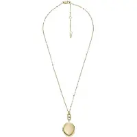 Fossil Elegant gold-plated Collana with medallion Heritage Locket JF04426710