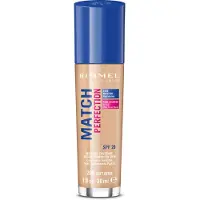 Rimmel Fondotinta Idratante Match Perfection Foundation 200 Soft Beige 30 ml — Fondotinta