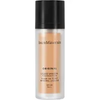 bareMinerals Original Liquid Mineral, fondotinta liquido, luminoso, 16, Golden Nude, SPF 20, 30 ml