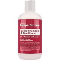 Recipe For Men Champô e Amaciador para Barba Detergente e Condicionador Champô para Barba Hidratante 250 ml