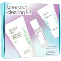 Dermalogica Clear Start Breakout Clearing Kit Set : Clear Start Aqua Jelly Gel para o rosto 25 ml + Clear Start gel de limpeza 75 ml + Clear Start Boos