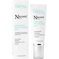 Nacomi Next Level Dermo creme seborregulador leve contra acne 50 ml