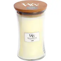 Woodwick Vela perfumada de linho com pavio de madeira 609,5 g