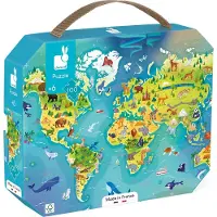 Janod O Quebra-cabeça Do Mundo 100 Peças