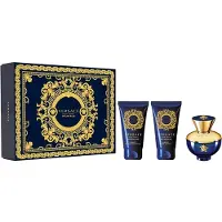 Versace Dylan Blue feminino SET EDP 50 ml + loção corporal 50 ml + gel de banho 50 ml