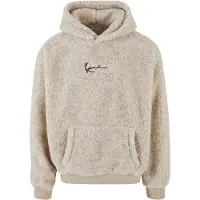 Karl kani Sweatshirt bege mosqueado / preto