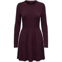 ONLY Vestido de malha 'ONLFia' vermelho vinho