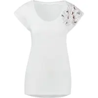 Beach time Camisa '' creme / castanho / cinzento / preto