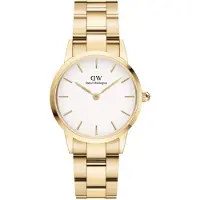 Daniel Wellington Iconic Link 28 Gold White DW00100567