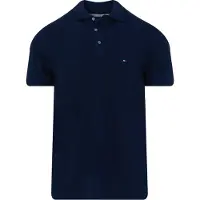 Tommy Hilfiger Camisa 'CORE 1985 SLIM POLO' navy / vermelho fogo / branco