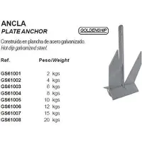 Goldenship Âncora Galvanizado Steel Yacht