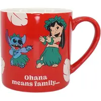 Half Moon Bay Ohana Significa Família Xícara Lilo & Stitch 310ml