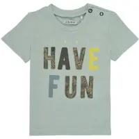 Ikks T-Shirt mangas curtas XS10131-50 rapazes - Azul - 12 mois