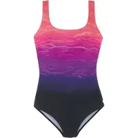LASCANA Fato de banho azul escuro / roxo / rosa / rosa néon