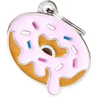 My Family Etiqueta De Identificação Para Animais De Estimação Em Forma De Donut
