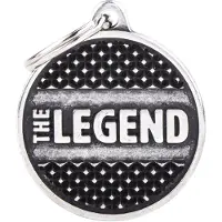 My Family Placa De Identificação Para Pet Bronx Circle The Legend
