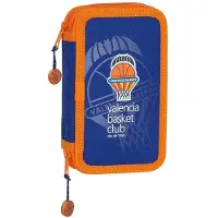 Safta Estojo Valencia Basket Small Double Filled 28 Pieces