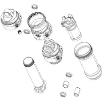RockShox Ferramentas De Montagem Do Amortecedor Traseiro 1/2