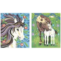 Janod Pintura De Inúmeros Cavalos De Aquarela