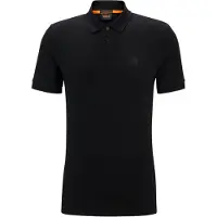 BOSS para homem. 50507803 Polo de passageiro preto (S), Casual, Algodão, Manga curta