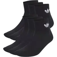 Adidas Meias 'Mid Ankle 6 Pairs' preto / branco