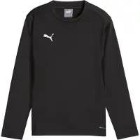 Puma Sweatshirt de desporto preto / branco