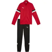 Puma Fato de treino 'TeamRise' cinzento / vermelho / preto / offwhite
