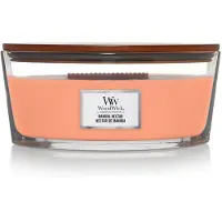 Woodwick Vela perfumada Manuka Nectar com pavio de madeira (Hearthwick) 16oz