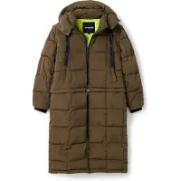 Desigual , Casaco padded desmontável, Poliamida, Verde, S