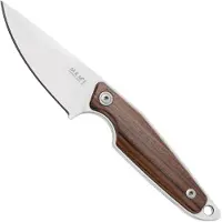 MKM Knives MKM Makro 1 Droppoint MK-MA01-S Santos Wood, faca fixa, Jesper Voxnaes design