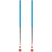 Les batons d'Alain - Bastões ski - Azur para Unissexo - Tamanho 125 cm - Azul