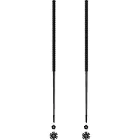 Les batons d'Alain - Bastões ski travessia - Panthère para Unissexo - Tamanho 125 cm - Preto