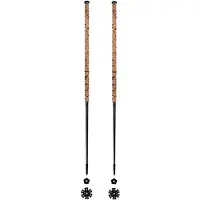 Les batons d'Alain - Bastões ski - Champagne para Unissexo - Tamanho 125 cm - Castanho