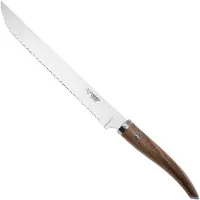 Laguiole En Aubrac Gourmet PGO25NOI madeira de nogueira, faca para pão, 25 cm