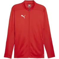 Puma Casaco de treino em moletão vermelho / branco