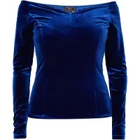 Faina Camisa azul real
