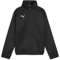 Puma Casaco deportivo 'TeamGoal' preto / branco