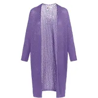 IZIA Casaco de malha roxo / prata