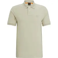 BOSS para homem. 50507803 Pólo passageiro bege (S), Casual, Algodão, Manga curta
