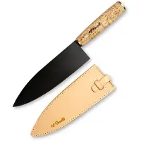 Roselli Gyuto Chef Knife R770 Carbon Steel, Curly Birch, faca de chef, 19,5 cm