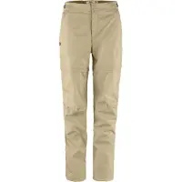 Fjall Raven - Vestuário caminhada mulher - Abisko Hike Zip Off Trousers W Fossil para Mulher - Softshell - Tamanho 38 EU