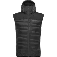 Norrøna - Casacos acolchoados ski - Falketind Down750 Vest M Caviar Black para Homem - Tamanho M - Preto