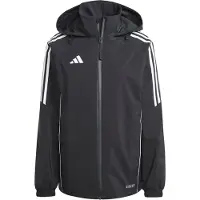Adidas Casaco deportivo preto / branco