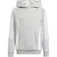 Adidas Sweatshirt de desporto 'Tiro 24' acinzentado / branco